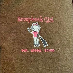 Scrapbook Girl Women’s Sweat Jacket Hoodie.